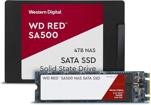 محرك الأقراص الصلبة WD Red SA500 WDS100T1R0B سعة 1 تيرابايت - M.2 2280 داخلي - SATA (SATA/600) in Kuwait