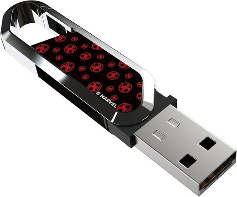 محرك أقراص فلاش Marvel Spider-Man Motif USB سعة 64 جيجابايت على شكل مشبك in Kuwait