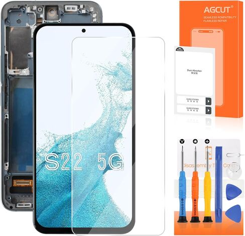 INCELL لهاتف Samsung Galaxy S22 5G استبدال شاشة Samsung S22 5G شاشة LCD تعمل باللمس SM-S901B SM-S901U LCD محول الأرقام شاشة تعمل باللمس أخضر مع إطار in Saudi Arabia