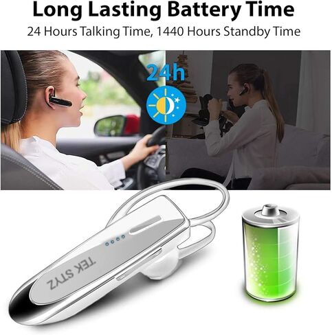 Bluetooth 5.3 Headset Compatible with Apple MacBook Pro 2025/2024/2023/M1/13/14/16" IPX5 Dual Microphones Noise Reduction 22Hrs Talk/60 Day Standby in Saudi Arabia
