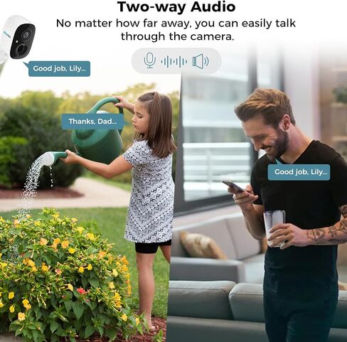 SOVMIKU Vicohome 2G6B و2CG6 أفضل كاميرا أمان تعمل بالطاقة الشمسية 2K نظام لاسلكي خارجي، لا حاجة إلى NVR، تعمل بالبطارية، سهلة الإعداد، كشف الحركة، صوت ثنائي الاتجاه، رؤية ليلية ملونة، فتحة SD in Saudi Arabia