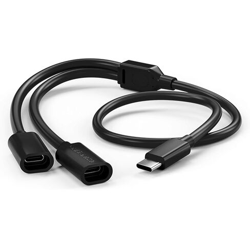 كابل تمديد USB C للوحات الشمسية والكاميرا، سلك خارجي مقاوم للماء من النوع C ذكر إلى أنثى متوافق مع كاميرا Ring Stick Up Cam، شاحن Mag-Safe ونظام الأمان (أبيض، 15 قدم) in Kuwait