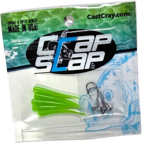 عبوات كومبو من شركة Crap Slap من Cast Cray Loogies - دودة الشمع المجففة بالتجميد الحقيقية والمملوءة بالسمك البلاستيكي الناعم وطعوم سمك السلمون المرقط in Saudi Arabia