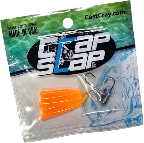 عبوات كومبو من شركة Crap Slap من Cast Cray Loogies - دودة الشمع المجففة بالتجميد الحقيقية والمملوءة بالسمك البلاستيكي الناعم وطعوم سمك السلمون المرقط in Saudi Arabia