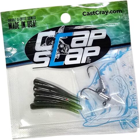 عبوات كومبو من شركة Crap Slap من Cast Cray Loogies - دودة الشمع المجففة بالتجميد الحقيقية والمملوءة بالسمك البلاستيكي الناعم وطعوم سمك السلمون المرقط in Saudi Arabia