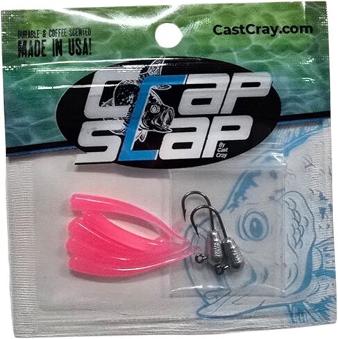 عبوات كومبو من شركة Crap Slap من Cast Cray Loogies - دودة الشمع المجففة بالتجميد الحقيقية والمملوءة بالسمك البلاستيكي الناعم وطعوم سمك السلمون المرقط in Saudi Arabia