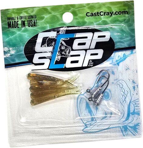 عبوات كومبو من شركة Crap Slap من Cast Cray Loogies - دودة الشمع المجففة بالتجميد الحقيقية والمملوءة بالسمك البلاستيكي الناعم وطعوم سمك السلمون المرقط in Saudi Arabia