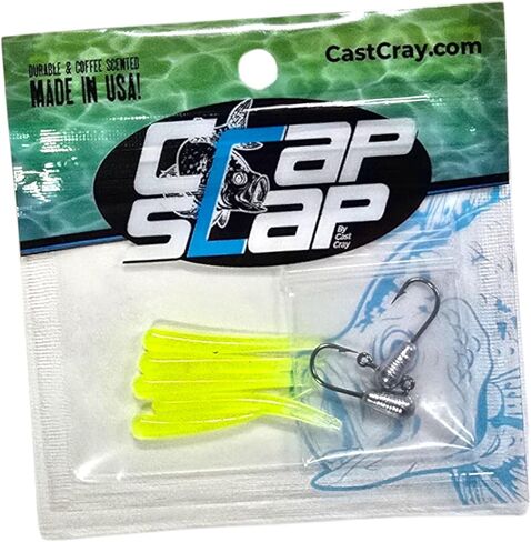 عبوات كومبو من شركة Crap Slap من Cast Cray Loogies - دودة الشمع المجففة بالتجميد الحقيقية والمملوءة بالسمك البلاستيكي الناعم وطعوم سمك السلمون المرقط in Saudi Arabia