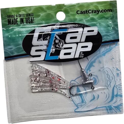عبوات كومبو من شركة Crap Slap من Cast Cray Loogies - دودة الشمع المجففة بالتجميد الحقيقية والمملوءة بالسمك البلاستيكي الناعم وطعوم سمك السلمون المرقط in Saudi Arabia