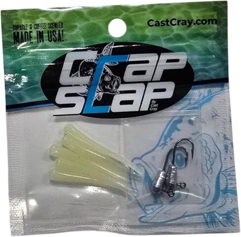 عبوات كومبو من شركة Crap Slap من Cast Cray Loogies - دودة الشمع المجففة بالتجميد الحقيقية والمملوءة بالسمك البلاستيكي الناعم وطعوم سمك السلمون المرقط in Saudi Arabia