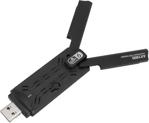 محول SUNGOOYUE USB 3.0 WiFi 6 2.4G 5G محول لاسلكي لـ 10 11، ما يصل إلى 1800 ميجابت في الثانية لنقل الملفات الكبيرة، اتصال مستقر لعمليات النطاق المزدوج، لكفاءة العمل in Saudi Arabia