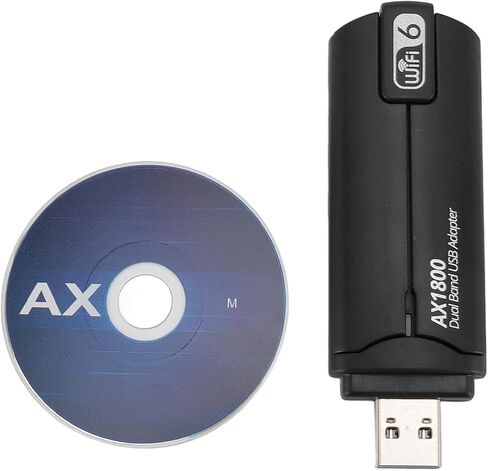 محول SUNGOOYUE USB 3.0 WiFi 6 2.4G 5G محول لاسلكي لـ 10 11، ما يصل إلى 1800 ميجابت في الثانية لنقل الملفات الكبيرة، اتصال مستقر لعمليات النطاق المزدوج، لكفاءة العمل in Saudi Arabia