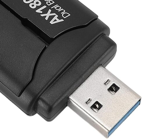 محول SUNGOOYUE USB 3.0 WiFi 6 2.4G 5G محول لاسلكي لـ 10 11، ما يصل إلى 1800 ميجابت في الثانية لنقل الملفات الكبيرة، اتصال مستقر لعمليات النطاق المزدوج، لكفاءة العمل in Saudi Arabia