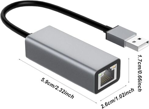 Ethernet Bridge – USB Type C Adapter for Wired Internet | Stable Data Link Converter, Plug and Play Connectivity, Compact Travel Design & Network Performance Features for Office Tasks, Classes, in Saudi Arabia