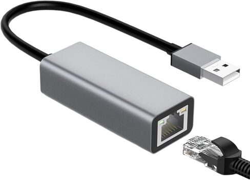 Ethernet Bridge – USB Type C Adapter for Wired Internet | Stable Data Link Converter, Plug and Play Connectivity, Compact Travel Design & Network Performance Features for Office Tasks, Classes, in Saudi Arabia