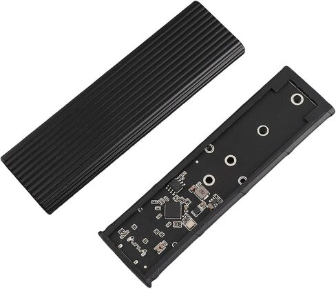 محول حاوية Drfeify M.2 NGFF SSD مع غلاف من الألومنيوم عالي السرعة لنظام التشغيل OS X أسود من النوع C، ملحقات الكمبيوتر التوصيل والتشغيل in Kuwait