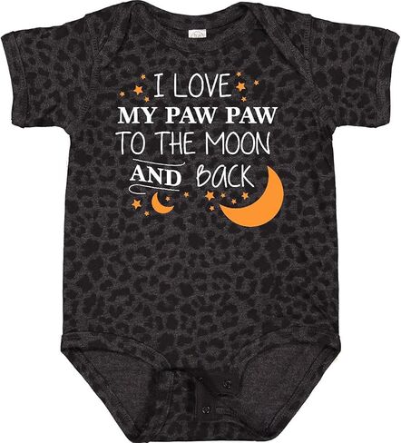 Inktastic I Love My Paw Paw To the Moon and Back Baby Bodysuit in Kuwait