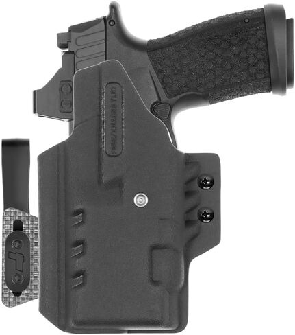 حافظة Tulster IWB ARC Kydex في اليد اليمنى تناسب: Sig Sauer P365 Fuse/XMACRO w/TLR-7 Light | حامل ضوء متوافق مع البصريات داخل حزام الخصر، حمل مخفي in Kuwait