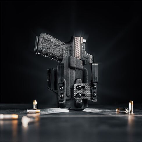 حافظة Tulster IWB ARC Kydex في اليد اليمنى تناسب: Sig Sauer P365 Fuse/XMACRO w/TLR-7 Light | حامل ضوء متوافق مع البصريات داخل حزام الخصر، حمل مخفي in Kuwait