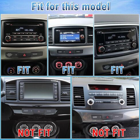 Android 14 Double Din Car Stereo Upgrade Radio for Mitsubishi Lancer 2008-2017,7" Touchscreen Wireless Carplay Android Auto GPS WiFi Bluetooth RDS DSP SWC Mirrorlink Mic Backup Camera in Saudi Arabia
