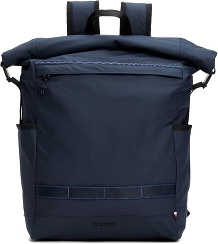 Tommy Hilfiger Mens Colour Rolltop Backpack, Space Blue in Saudi Arabia
