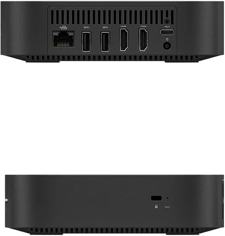 كمبيوتر سطح المكتب HP Chromebox G4 Mini (Intel Celeron 7305، 4GB DDR4، 64GB eMMC SSD، Intel UHD Graphics، 65W PSU، WiFi 6E، Bluetooth 5.3، RJ-45، 2 HDMI، نظام تشغيل Chrome) مع بطاقة microSDXC بسعة 256 جيجابايت in Kuwait