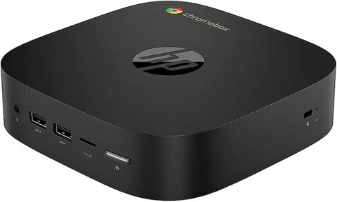 سطح المكتب HP Chromebox Everyday Value (Intel Celeron 7305، 4GB DDR4، 64GB SSD، Intel UHD، 65W PSU، WiFi 6E، Bluetooth 5.3، RJ-45، 2 HDMI، نظام تشغيل Chrome) مع حقيبة ظهر مميزة in Kuwait