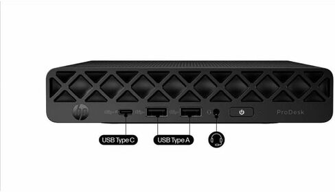 كمبيوتر مكتبي HP ProDesk 4 G1i - Intel Core Ultra 5 235T - 32 جيجابايت - 512 جيجابايت PCI Express NVMe SSD - كمبيوتر صغير - مقبس أسود - شريحة Intel Q870 - Windows 11 Pro - Intel DDR5 SDRAM - Wi-Fi 6E (IEEE 802.11ax in Kuwait