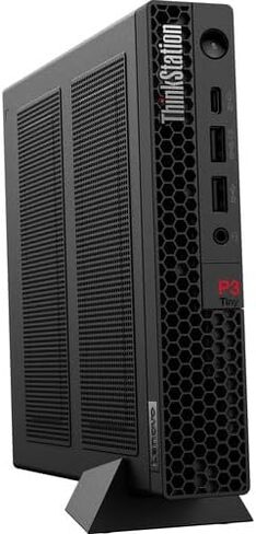 محطة عمل Lenovo ThinkStation P3 Tiny Gen 2: معالج Intel Core Ultra 5 225، ذاكرة الوصول العشوائي CSODIMM سعة 32 جيجابايت DDR5 6400 ميجا هرتز، 1 تيرابايت PCIe Gen 5 Ultra SSD، WiFi 7، Windows 11 Pro، Mini Computer AI Business PC Tower in Kuwait