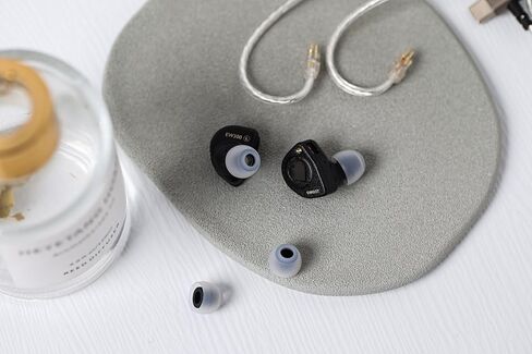 Linsoul SIMGOT EW300 DSP 1DD+1Planar+1PZT محرك هجين في شاشة الأذن، سماعات أذن سلكية IEM+ Kiwi Ears Flex Earbud Tips، استبدال سيليكون IEM in Kuwait