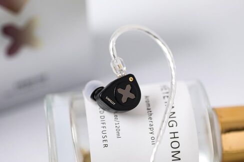 Linsoul SIMGOT EW300 DSP 1DD+1Planar+1PZT محرك هجين في شاشة الأذن، سماعات أذن سلكية IEM+ Kiwi Ears Flex Earbud Tips، استبدال سيليكون IEM in Kuwait