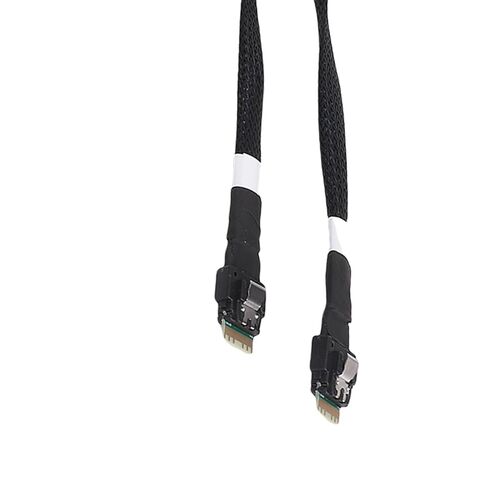 كابل ASHATA مزدوج مستقيم، كابل IO مرن عالي السرعة PCIe SFF TA 1016 74Pin إلى 2xSFF 8654 38Pin، التوصيل والتشغيل in Saudi Arabia