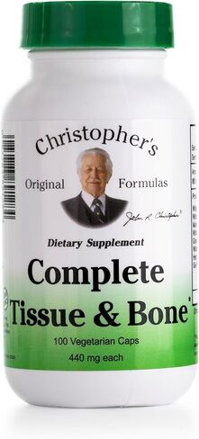 Dr. Christophers Formulas Complete Tissue and Bone, 440mg, 100 Capsules (3 Pack) in Kuwait
