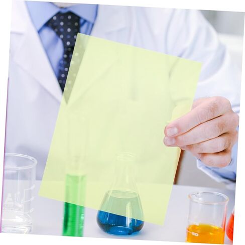10pcs PVC Gel Light Filter Sheets Transparent Colored Plastic Film for Optical Experiments and Photography Thickness and Interactive Teaching Tool in Saudi Arabia
