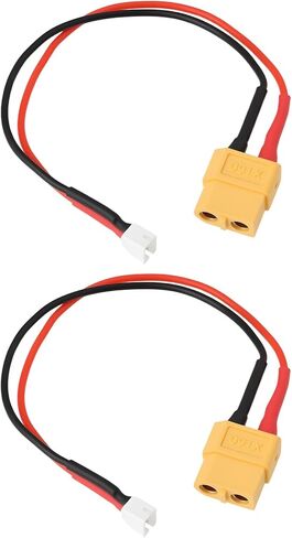 1x XT60 Female to PH2.0 Adapter Connector 15cm 22AWG Compatible with SCX24 Compatible with Micro-B in Saudi Arabia