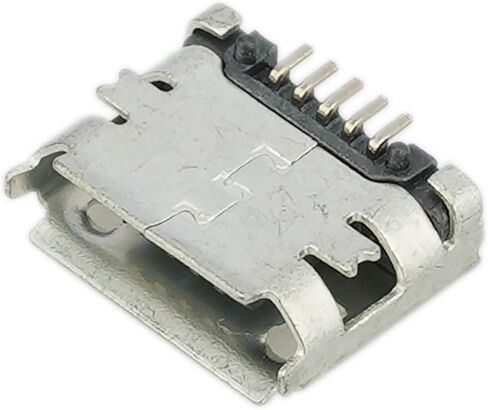 60 قطعة 10 أنواع المصغّر USB ميناء أنثى مآخذ طقم توصيل 5 دبوس جاك موصل مقبس USB لحام إصلاح استبدال التكيف in Saudi Arabia