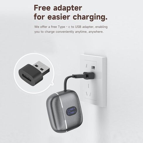 Wireless Earbuds Bluetooth 6.0 Headphones with LED Power Display and Power Bank Charging Case 50H Playtime IPX7 Waterproof in-Ear Ear Buds with Mic Deep Bass Earphones for iPhone Android Samsung in Saudi Arabia