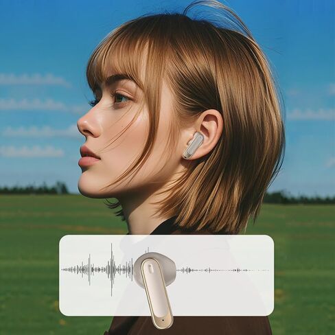 Wireless Earbuds Bluetooth 6.0 Headphones with LED Power Display and Power Bank Charging Case 50H Playtime IPX7 Waterproof in-Ear Ear Buds with Mic Deep Bass Earphones for iPhone Android Samsung in Saudi Arabia