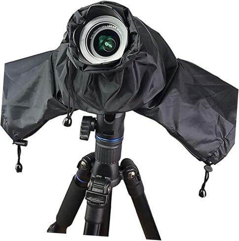 غطاء المطر المقاوم للماء من TEHAUX لكاميرا DSLR مع حماية عدسة التكبير الطويلة، معطف مطر للتصوير الفوتوغرافي في الهواء الطلق، غطاء مقاوم للغبار، واقي المطر للكاميرا للصيد ومشاهدة الطيور in Kuwait