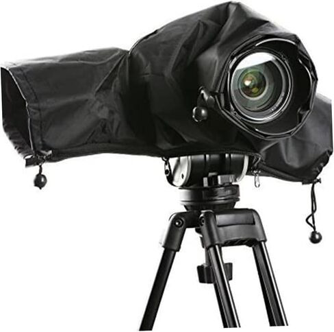 غطاء المطر المقاوم للماء من TEHAUX لكاميرا DSLR مع حماية عدسة التكبير الطويلة، معطف مطر للتصوير الفوتوغرافي في الهواء الطلق، غطاء مقاوم للغبار، واقي المطر للكاميرا للصيد ومشاهدة الطيور in Kuwait