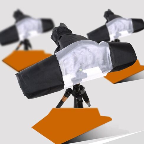غطاء مطر للكاميرا وغطاء واقٍ للكاميرات الرقمية المتوافقة مع DSLR وغطاء معطف واق من المطر العالمي بدون مرآة للتصوير الفوتوغرافي في الطقس الممطر in Kuwait
