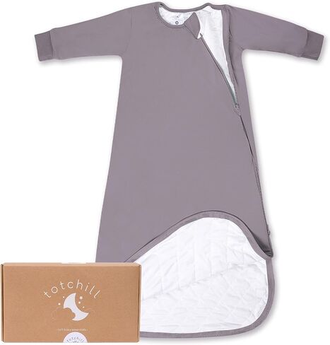 Baby Sleep Sack Long Sleeve 1.0 TOG 0-6-18-3T Wearable Blanket Infant Sleeping Bag, Soft & Breathable, 2-Way Zipper in Saudi Arabia