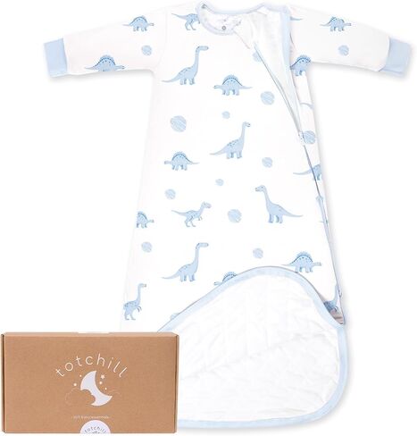Baby Sleep Sack Long Sleeve 1.0 TOG 0-6-18-3T Wearable Blanket Infant Sleeping Bag, Soft & Breathable, 2-Way Zipper in Saudi Arabia