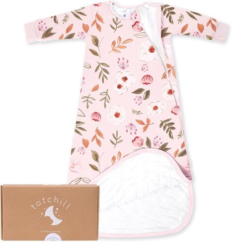 Baby Sleep Sack Long Sleeve 1.0 TOG 0-6-18-3T Wearable Blanket Infant Sleeping Bag, Soft & Breathable, 2-Way Zipper in Saudi Arabia