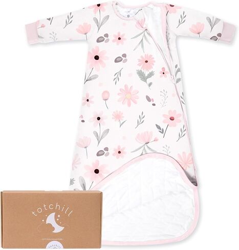 Baby Sleep Sack Long Sleeve 1.0 TOG 0-6-18-3T Wearable Blanket Infant Sleeping Bag, Soft & Breathable, 2-Way Zipper in Saudi Arabia