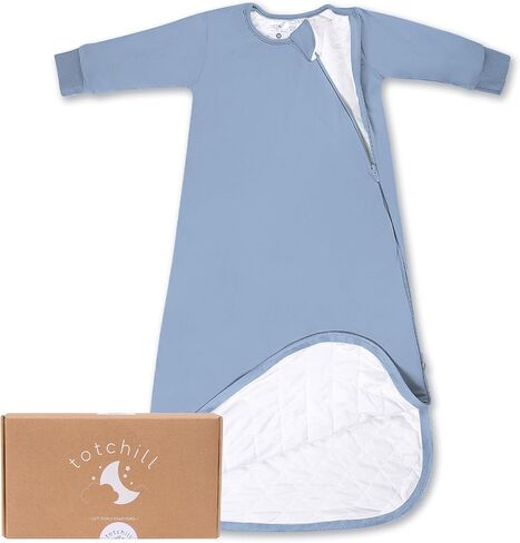 Baby Sleep Sack Long Sleeve 1.0 TOG 0-6-18-3T Wearable Blanket Infant Sleeping Bag, Soft & Breathable, 2-Way Zipper in Saudi Arabia