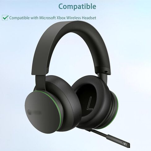 وسائد أذن Xbox وغطاء عصابة الرأس متوافق مع سماعات الرأس الخاصة بإصدار Microsoft Xbox Wireless/Xbox Stereo للذكرى السنوية العشرين (جل التبريد ووسائد الأذن المصنوعة من إسفنج الذاكرة) in Kuwait