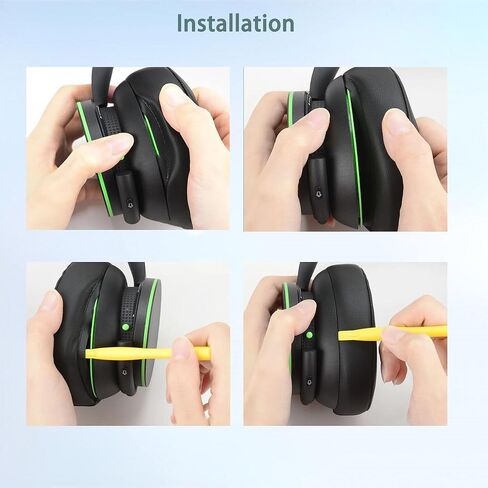وسائد أذن Xbox وغطاء عصابة الرأس متوافق مع سماعات الرأس الخاصة بإصدار Microsoft Xbox Wireless/Xbox Stereo للذكرى السنوية العشرين (جل التبريد ووسائد الأذن المصنوعة من إسفنج الذاكرة) in Kuwait