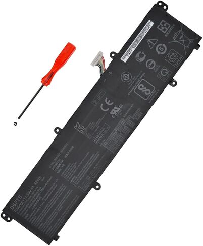 B31N1911 بطارية كمبيوتر محمول ل ASUS VivoBook Flip K413EA S433EA S433FA TM420U TM420UA TP420UA TP470EA TP470EZ X413EA X413JA X421DA X421EA X421EP X421FF X421FQ X421JA C31N1911 0B200-03580000 3640 مللي أمبير in Saudi Arabia