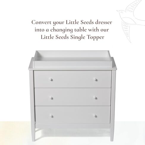 Little Seeds Single Topper, True White in Kuwait